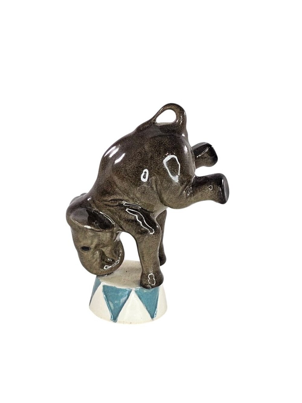 Hagen Renaker Circus Elephant Hand Head Standing Trick Figurine *Chip*